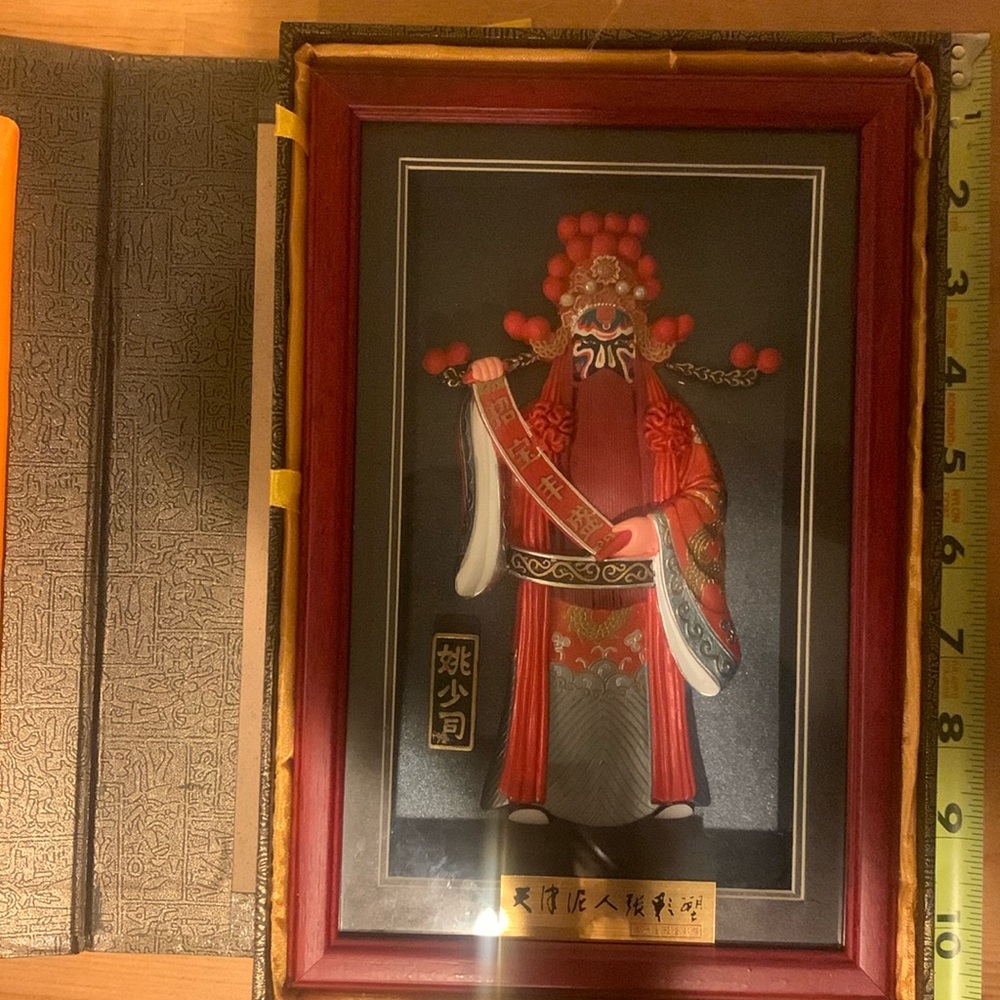 Home decor 3D Orient craft of beijing opera